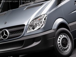 Mercedes-Benz Sprinter II Van Long 3D Model