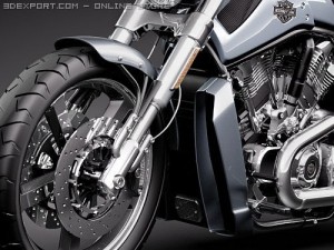 Harley Davidson V-ROD Muscle 3D Model