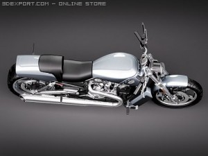 Harley Davidson V-ROD Muscle 3D Model