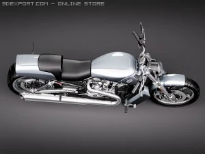 Harley Davidson V-ROD Muscle 3D Model