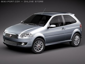 Fiat New Palio 2009 3D Модель