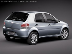 Fiat New Palio 5-door 2009 Modello 3D