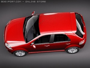 Fiat New Palio 5-door 2009 Modello 3D