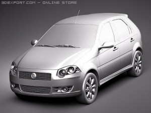 Fiat New Palio 5-door 2009 Modello 3D