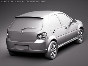 Fiat New Palio 5-door 2009 Modello 3D