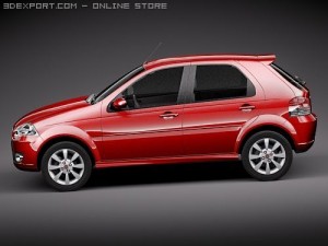 Fiat New Palio 5-door 2009 Modello 3D
