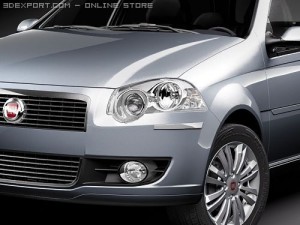 Fiat New Palio Weekend 2009 Modelo 3D