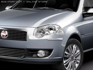 Fiat New Palio Weekend 2009 3D Model