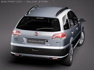 Fiat New Palio Weekend 2009 Modelo 3D