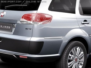 Fiat New Palio Weekend 2009 Modelo 3D