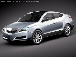 Acura ZDX 2010 Modelo 3D