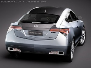 Acura ZDX 2010 3D Model