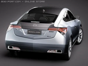 Acura ZDX 2010 3D Model