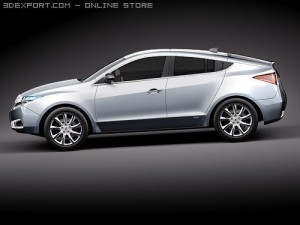 Acura ZDX 2010 3D Model