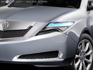 Acura ZDX 2010 3D Model