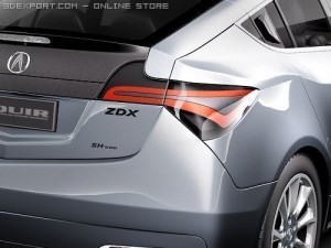 Acura ZDX 2010 3D Model