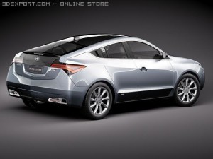 Acura ZDX 2010 3D Model