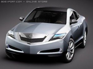 Acura ZDX 2010 3D Model