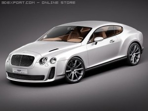 Bentley Continental Supersport 2010 3D Model