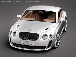 Bentley Continental Supersport 2010 3D 模型