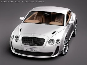 Bentley Continental Supersport 2010 3D Model