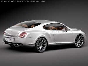 Bentley Continental Supersport 2010 3D 模型