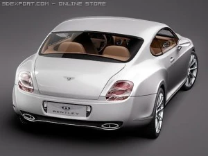 Bentley Continental Supersport 2010 3D Model