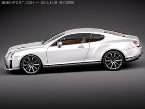 Bentley Continental Supersport 2010 3D 模型