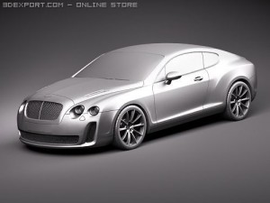 Bentley Continental Supersport 2010 3D 模型