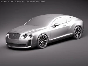 Bentley Continental Supersport 2010 3D Model