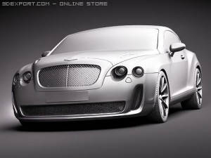 Bentley Continental Supersport 2010 3D 模型
