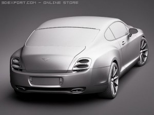 Bentley Continental Supersport 2010 3D 模型
