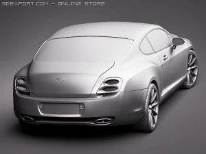 Bentley Continental Supersport 2010 3D Model