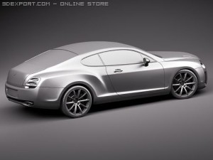 Bentley Continental Supersport 2010 3D 模型