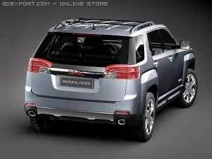 Gmc Terrain 2010 3D Model