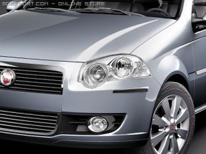 Fiat Siena - Palio Sedan 2009 3D Модель