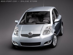Toyota Yaris 2009 Modelo 3D