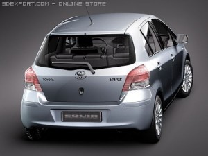 Toyota Yaris 2009 Modelo 3D