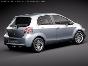 Toyota Yaris 2009 Modelo 3D