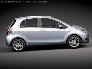 Toyota Yaris 2009 Modelo 3D