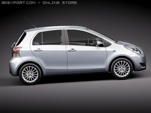 Toyota Yaris 2009 3D Model