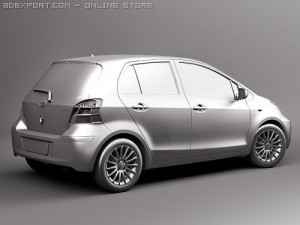 Toyota Yaris 2009 Modelo 3D