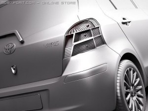Toyota Yaris 2009 Modelo 3D