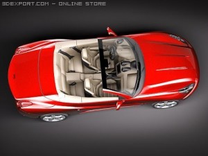 Ferrari California midpoly Sports cars 3D Модель