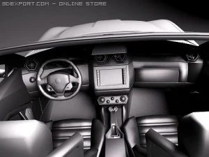 Ferrari California midpoly Sports cars 3D Model