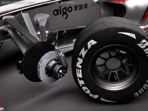 F1 Mclaren MP424 2009 3D Model