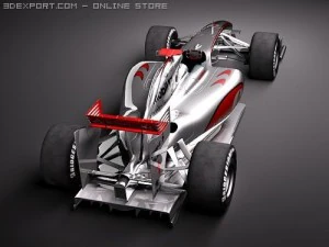 F1 Mclaren MP424 2009 3D Model
