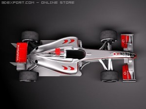 F1 Mclaren MP424 2009 Modelo 3D