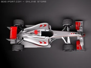 F1 Mclaren MP424 2009 3D Model
