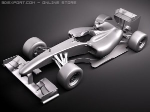F1 Mclaren MP424 2009 Modelo 3D